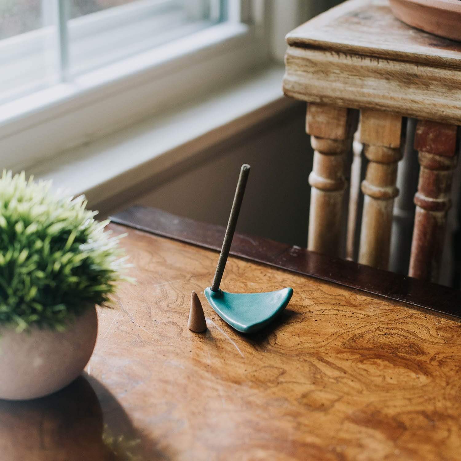 Ceramic Triangle Incense Burner - DharmaShop