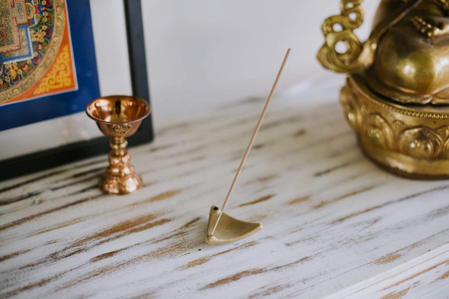Ceramic Triangle Incense Burner - DharmaShop