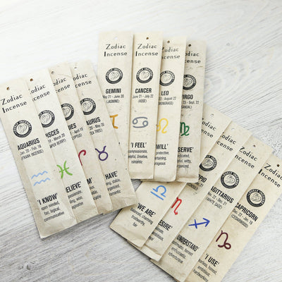 Incense Libra Bergamot Zodiac Incense