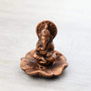 Quemador de incienso Ganesh de terracota en cobre