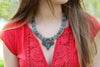 Jewelry Default 6 Heishi Strands of Turquoise Tibetan Necklace jn307