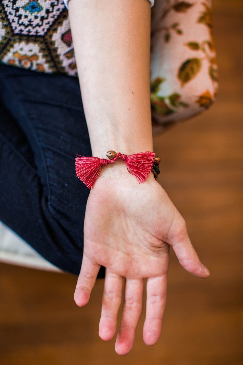 Jewelry Default Colorful Thai Handmade Bell Bracelet JB410