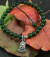 Jewelry,Mala Beads,Buddha,Tibetan Style Default Jade wrist Mala with Buddha wm042