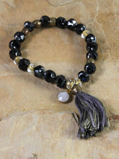 Jewelry,Mala Beads,Meditation,Tibetan Style Default Illuminating Stretchy Wrist Mala wm284