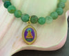 Jewelry,Mother's Day,The Gold Collection Small (fits wrists up to 6 1/2 inches) Gold Thai Buddha Aventurine Wrist Mala WM207small