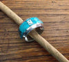Jewelry,New Items 6 Turquoise Inlaid Om Mani Band jr074.6