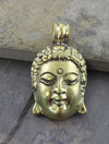 Jewelry,New Items,Buddha Default BIG Brass Buddha Pendant jp231