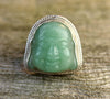 Jewelry,New Items,Buddha Default Hand Carved Jade Happy Buddha Ring Size 8 jr197
