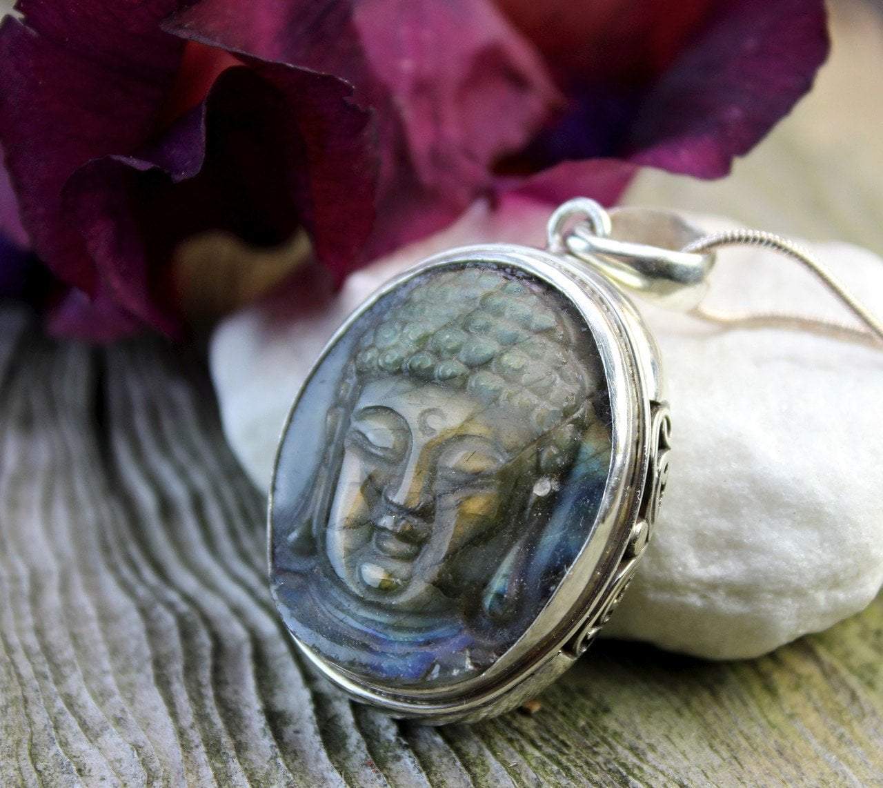 Jewelry,New Items,Buddha,Men's Jewelry Labradorite Buddha Head Pendant jpbuddha11