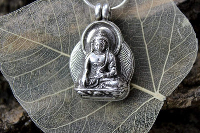 Jewelry,New Items,Buddha,Men's Jewelry Sterling Silver Shakyamuni Gau ga060
