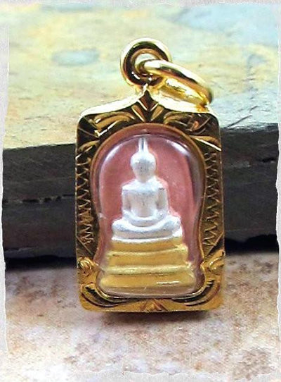 Jewelry,New Items,Buddha,The Gold Collection Default Tiny Gold Thai Amulet jp162