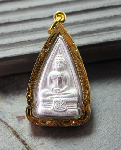 Jewelry,New Items,Buddha White Pearl Shell Buddha Amulet jpthai37