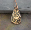 Jewelry,New Items Default Copper Lotus Impression Pendant with Chain jn040