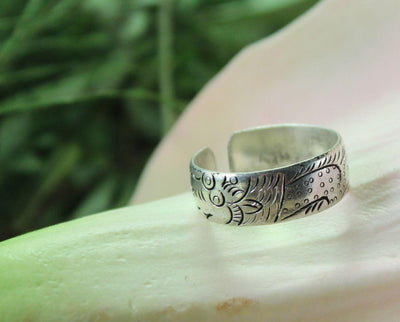 Jewelry,New Items Default Silverplated Adjustable Dragon Ring jr067