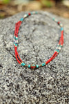 Jewelry,New Items Default Simple 3 Strand Tibetan Vintage Bead Necklace jn215