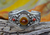 Jewelry,New Items Default Sterling Silver and Amber Cuff Bracelet jb161