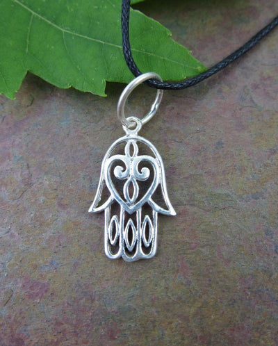 Jewelry,New Items Default Sterling Silver Hamsa Pendant jp132