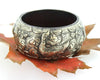 Jewelry,New Items Default Tibetan Hand Carved Wood and Silver Bracelet jb087
