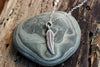 Jewelry,New Items Default Tiny Feather Necklace ti017