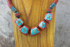 Jewelry,New Items Default Vintage Coral Inlaid Beads Necklace jn115