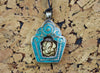Jewelry,New Items,Deities Default Turquoise Ganesh Altar Pendant jp436