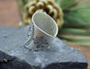 Jewelry,New Items,Gifts 5 Lotus Flower Cuff Ring JR140.05