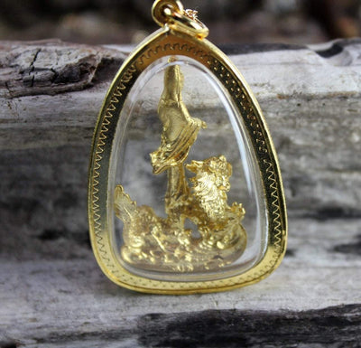 Jewelry,New Items Guanyin and Dragon Thai Amulet jpthai64