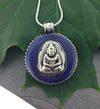 Jewelry,New Items,Men's Jewelry Default Sterling Silver Amitabha Buddha Set in lapis jp335
