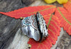 Jewelry,New Items,Men's Jewelry,Dzi Beads Default One of a Kind True Agate Dzi Bead Ring jr122