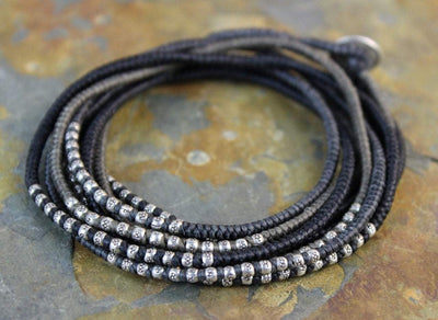 Jewelry,New Items,Mother's Day Default Black Tatra Necklace/Wrap jb475