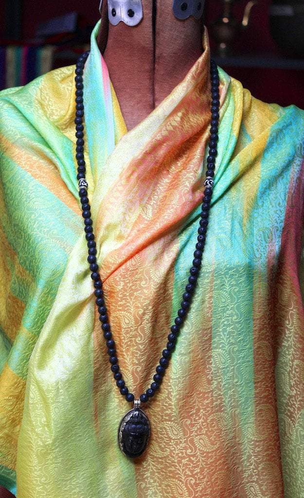 Jewelry,New Items,Mother's Day Default Tibetan Buddha Necklace Vintage Pendant and Lava jn247