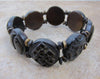 Jewelry,New Items,Om,Tibetan Style Default Bone Om Knot Peace Bracelet jb057