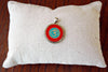 Jewelry,New Items,Om,Turquoise Default Coral and Turquoise OM Pendant jp289