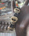 Jewelry,New Items,Skulls,Men's Jewelry Default Skull and Bone Bracelet jb115
