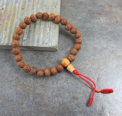 Jewelry,New Items,Tibetan Style Default Raktu Stretchy Wrist Mala wm0108