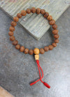 Jewelry,New Items,Tibetan Style Default Raktu Stretchy Wrist Mala wm0108