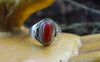 Jewelry,New Items,Under 35 Dollars 7 Coral Stone Ring JR114.07