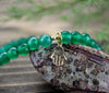 Jewelry,New Items,Under 35 Dollars Default Faceted Jade Hamsa Wrist Mala wm319