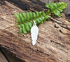 Jewelry,New Items,Under 35 Dollars Default Hand Carved Bali Bone Feather Pendant jp447