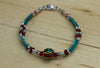 Jewelry,New Items,Under 35 Dollars,Turquoise Default Tibetan Turquoise Beaded Bracelet jb433