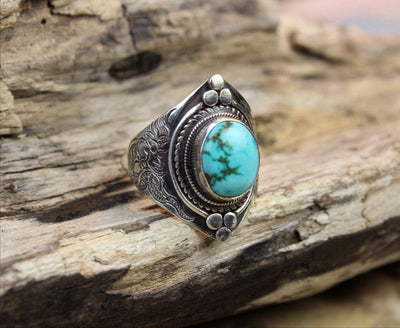 Jewelry,New Items,Women,Turquoise 6 Turquoise Dragon Ring JR025.6
