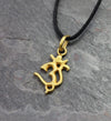 Jewelry,Om,The Gold Collection Default Gold Om Pendant jp036