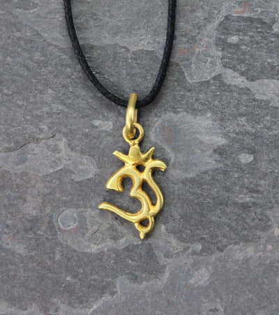 Jewelry,Om,The Gold Collection Default Gold Om Pendant jp036