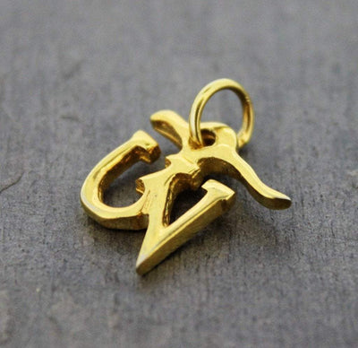 Jewelry,Om,The Gold Collection Default Tibetan Gold Om Amulet jp007