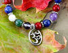 Jewelry,Om,Under 35 Dollars,Tibetan Style Small (fits wrists up to 6 1/2 inches) Om Chakra Wrist Mala wm149small