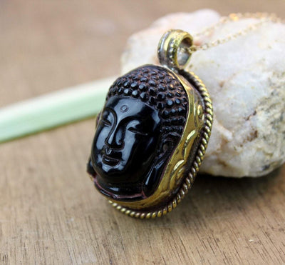 Jewelry,One of a Kind,Buddha One of a Kind Onyx Buddha Pendant jpbuddha24