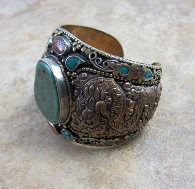 Jewelry,One of a Kind,New Items,Tibetan Style Default One of a Kind Dragon Tibetan Bracelet jb041