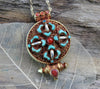 Jewelry,One of a Kind,New Items,Tibetan Style,Men's Jewelry,The Gold Collection One of a Kind Gold and Turquoise Gau ga066