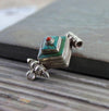 Jewelry,One of a Kind,Turquoise One of a Kind Tibetan Gau in Turquoise ga025b