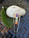 Jewelry,Tibetan Style Default Crystal Chakra Pendant in Sterling jp443